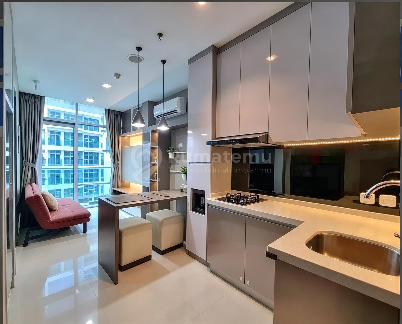 DiSewa Apartemen Brooklyn 1 Kamar Tidur Alam Sutera Furnished