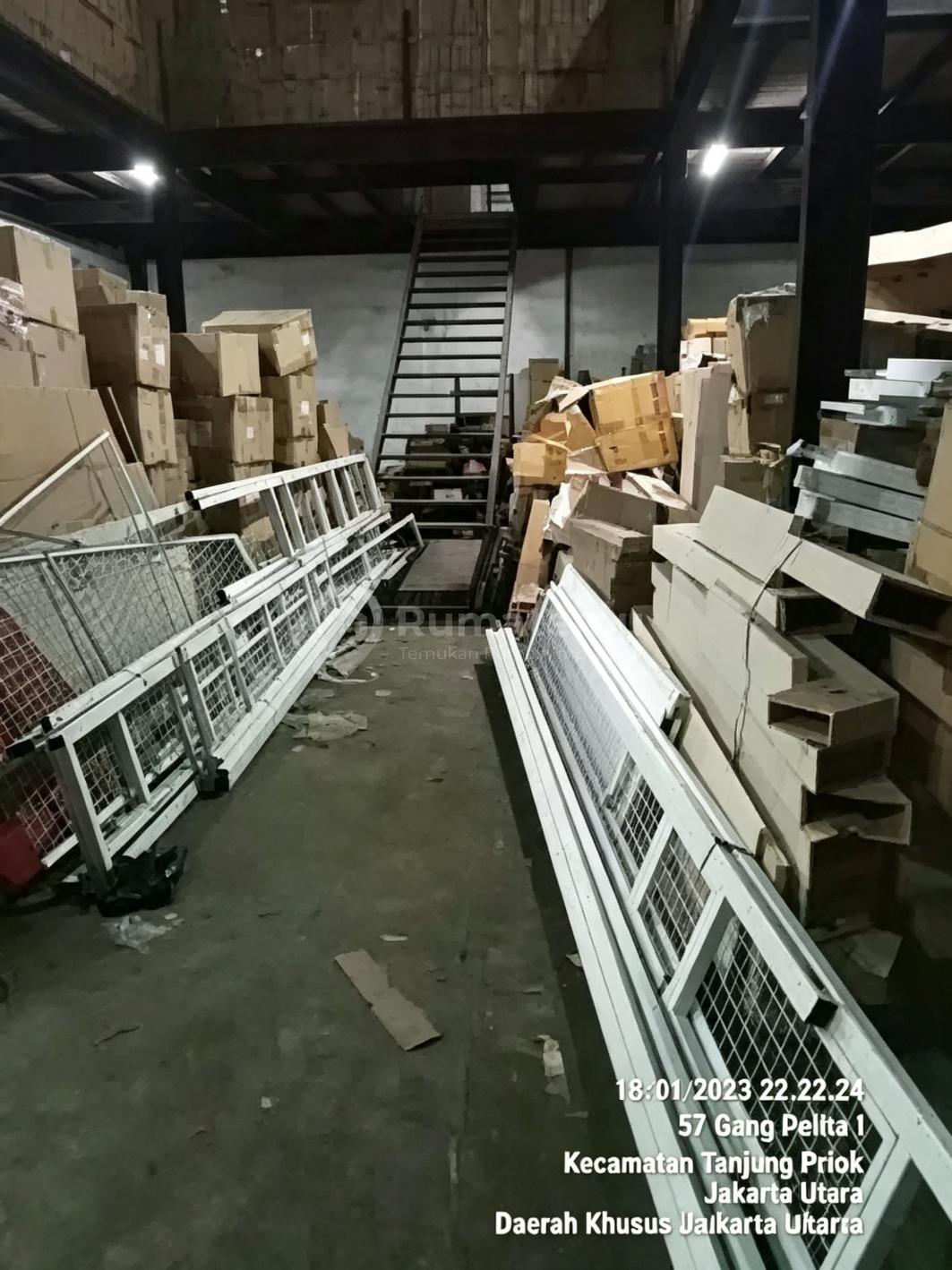 Gudang 2 Lantai Re Martadinata Priok !! Lokasi Emas Dekat Pelabuhan, Sewa Hanya 200Jt/Thn!!