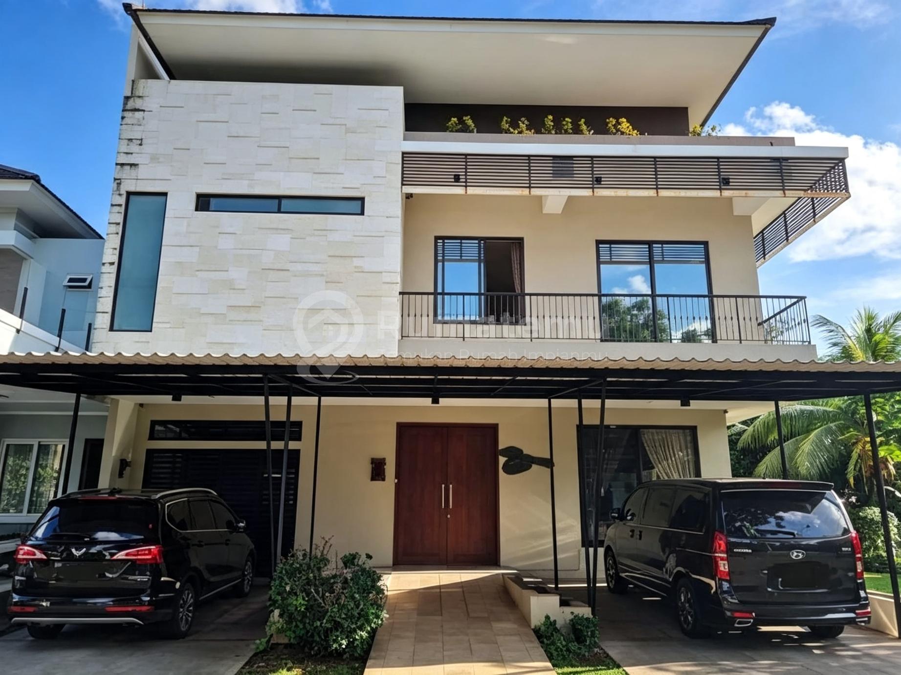 Dijual Rumah Hook di Cluster Aurora, Renata Alam Sutera Garden (ground and roof top)