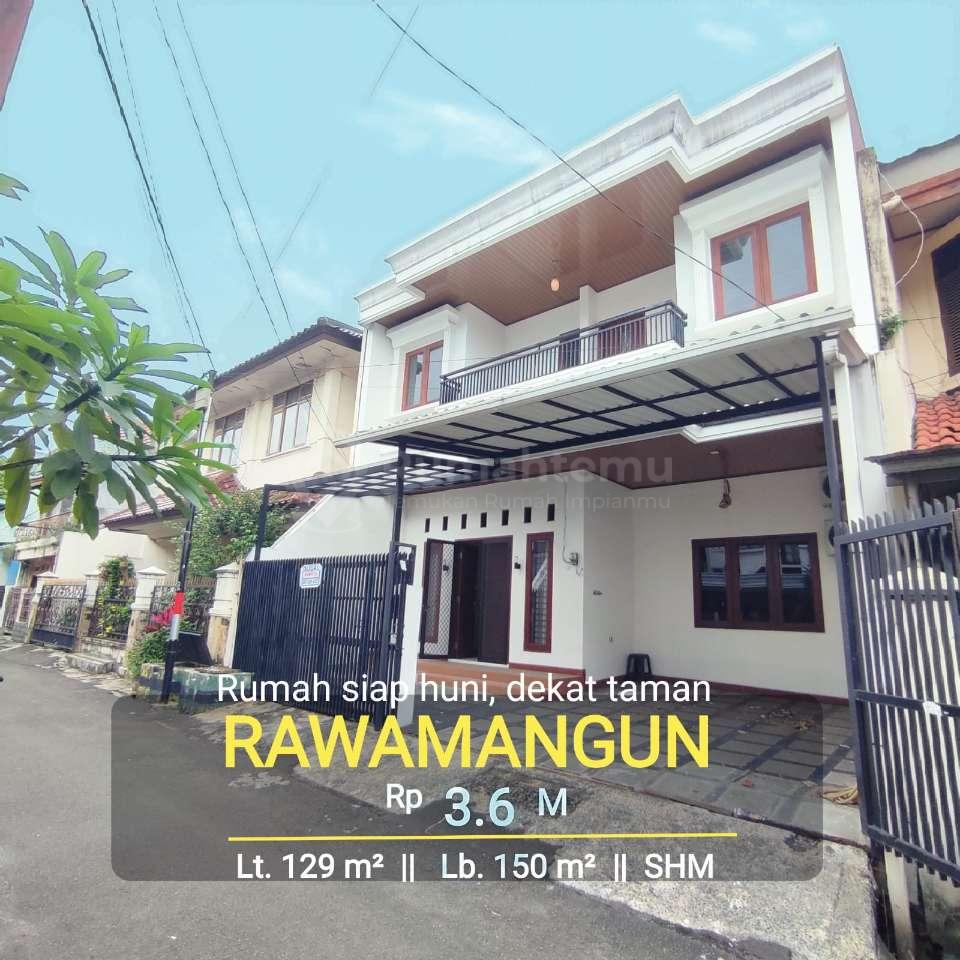 Rumah Siap Huni Rawamangun – Lokasi Tenang, Akses 2 Mobil