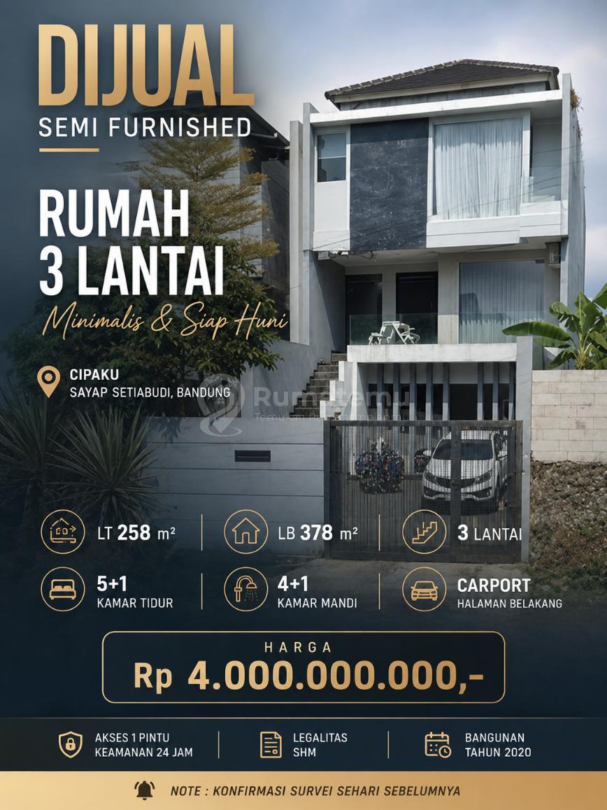 Rumah Minimalis Cipaku Setiabudi Dekat Gegerkalong Bandung