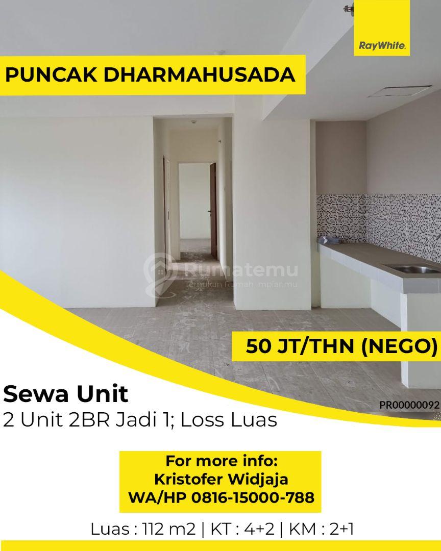 Disewakan Apartemen Puncak Dharmahusada Surabaya 4BR Luas 112m2 Kosongan