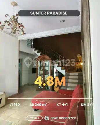 Dijual Cepat Rumah Sunter Paradise Rapi Diap Huni