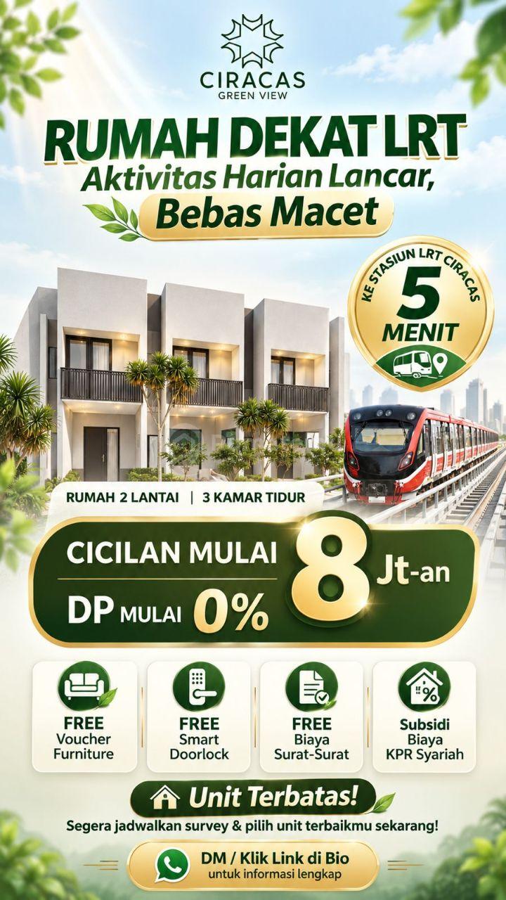 Rumah Ciracas green view