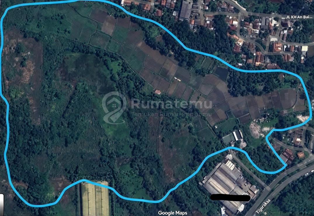 Dijual Tanah di Tigaraksa Tangerang Luas 43000 Meter Lokasi Bagus di Pinggir Jalan Raya