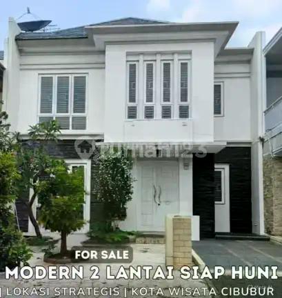 Dijual Rumah Dua Lantai Tanah Luas Kota Wisata Cibubur