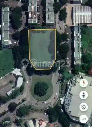 Kavling Komersil 3 Muka Luas 5000m2 Super Strategis Alam Sutera