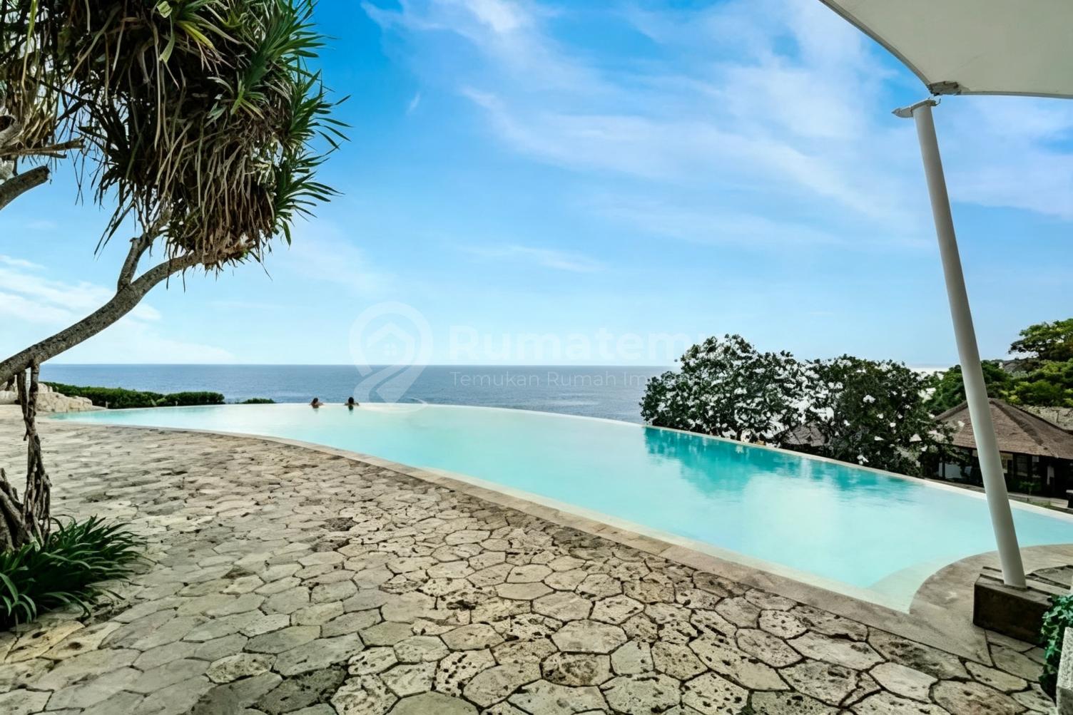 Rv-3296 Ocean-View Freehold Villa With Private Beach Access In Bukit