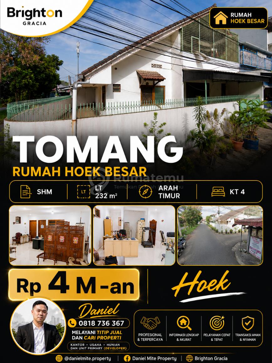 DIJUAL RUMAH LUAS & STRATEGIS MURAH DI TOMANG JAKARTA BARAT