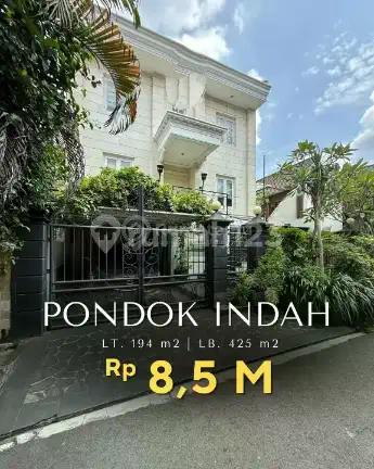 For Salle Pondok Indah Modern Classic House Kondisi Terawat Dekat Dngan Taman