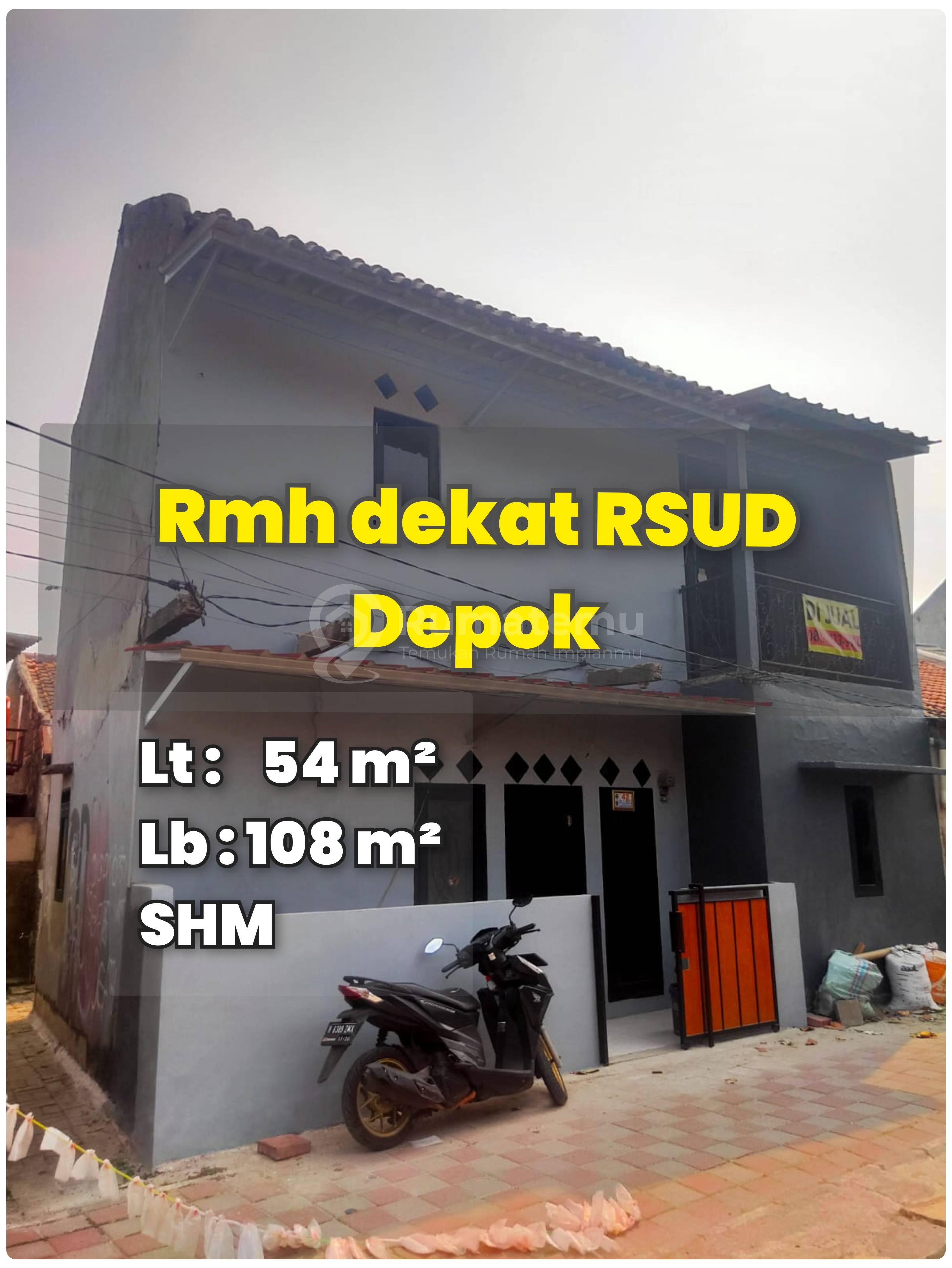 Di jual Cepat Rumah 2 Lantai Deket RSUD Depok