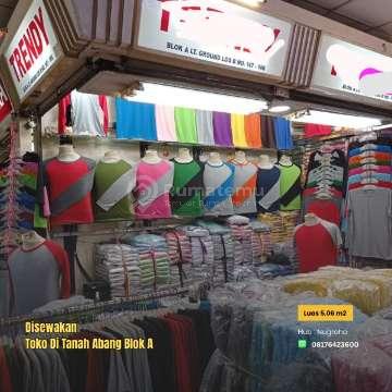 Disewakan Toko Di Tanah Abang Blok A