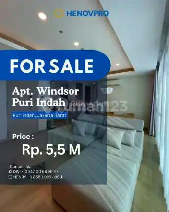 Dijual 3Br Apt. Windsor Puri Indah Best City View