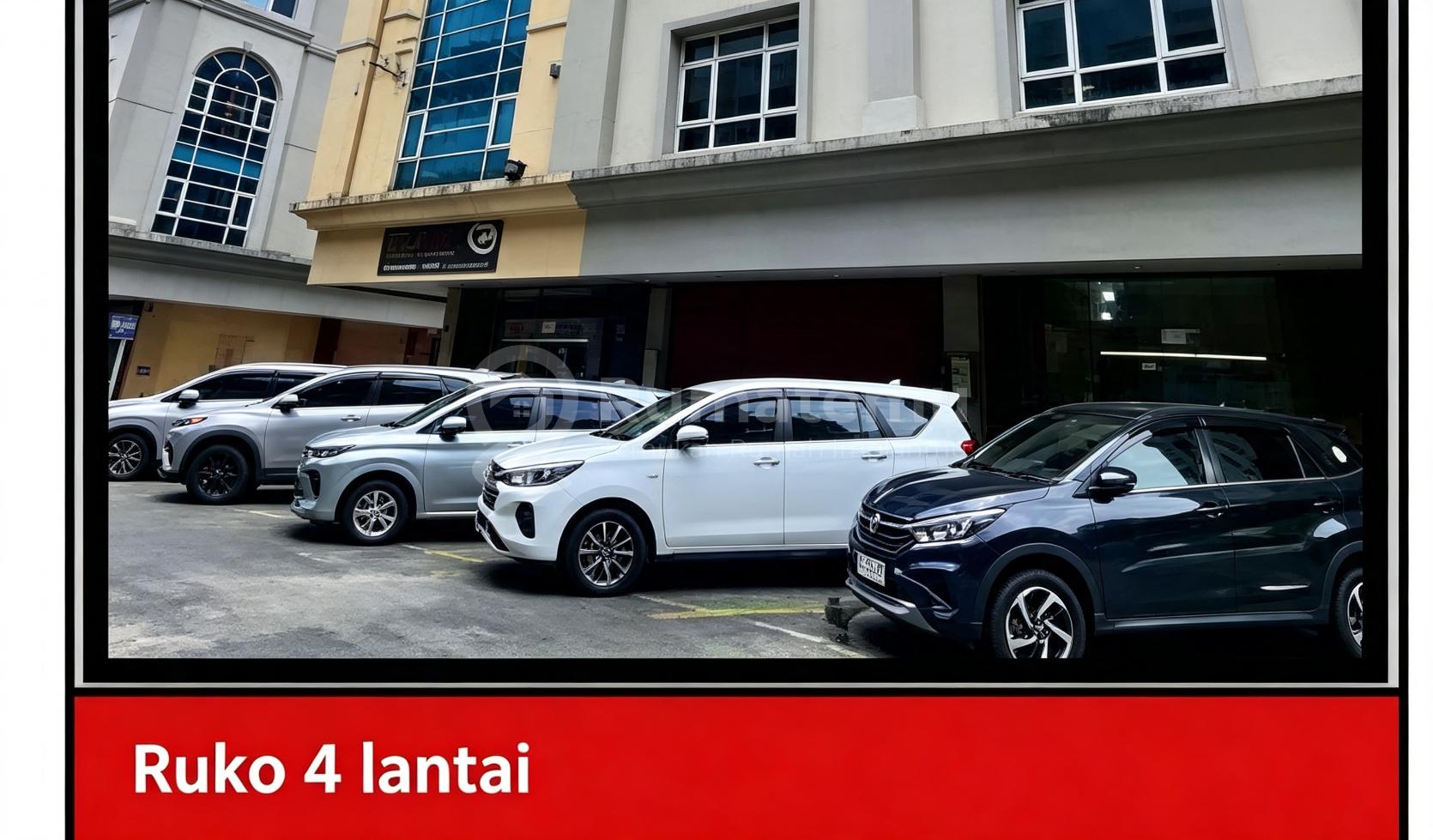 Dijual Ruko Aset Bank di Bussines Park Kebon Jeruk Meruya Jakarta Barat