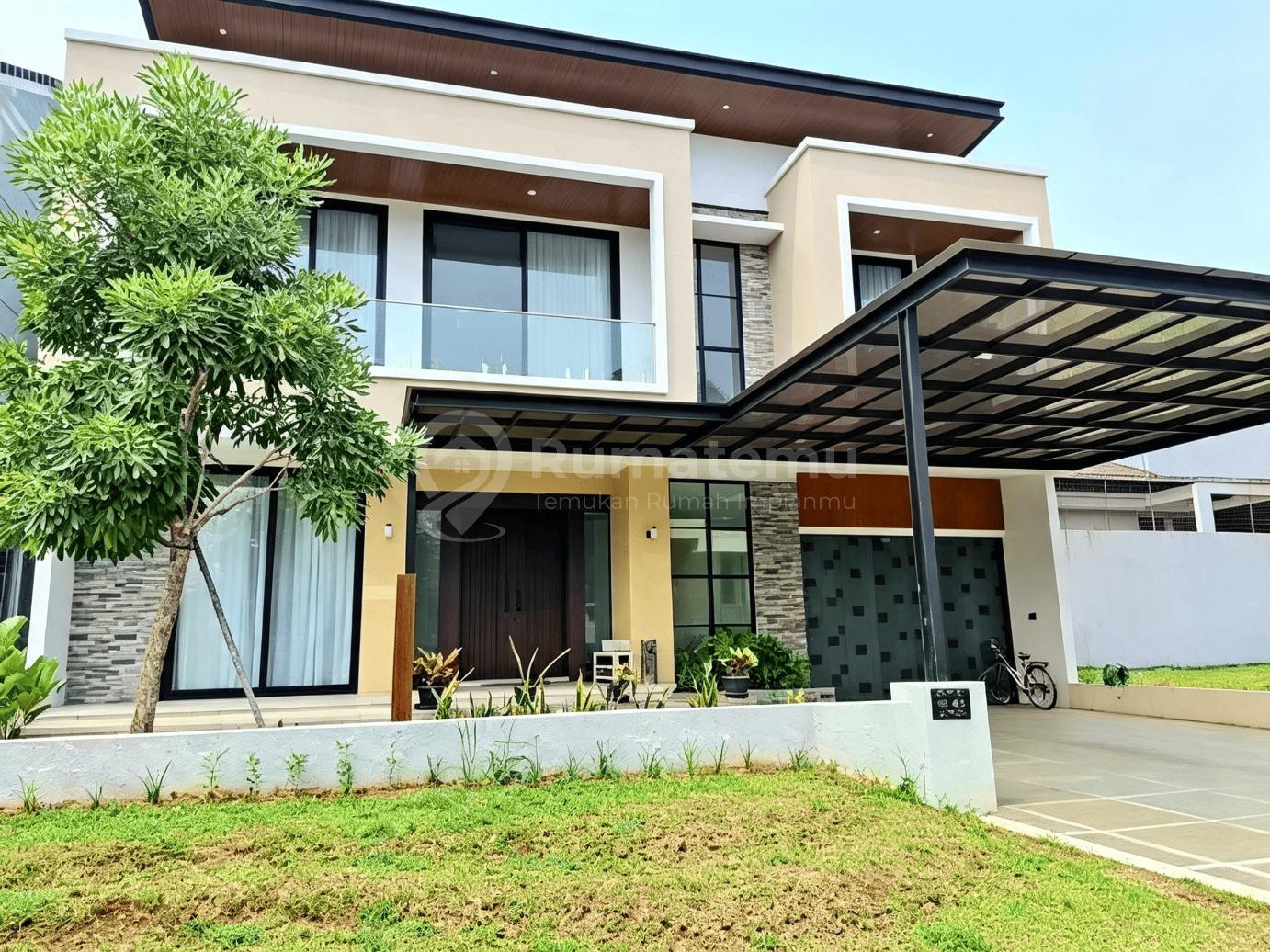 Dijual Cepat Rumah Modern Tropical Alam Sutera, Semi Furnished