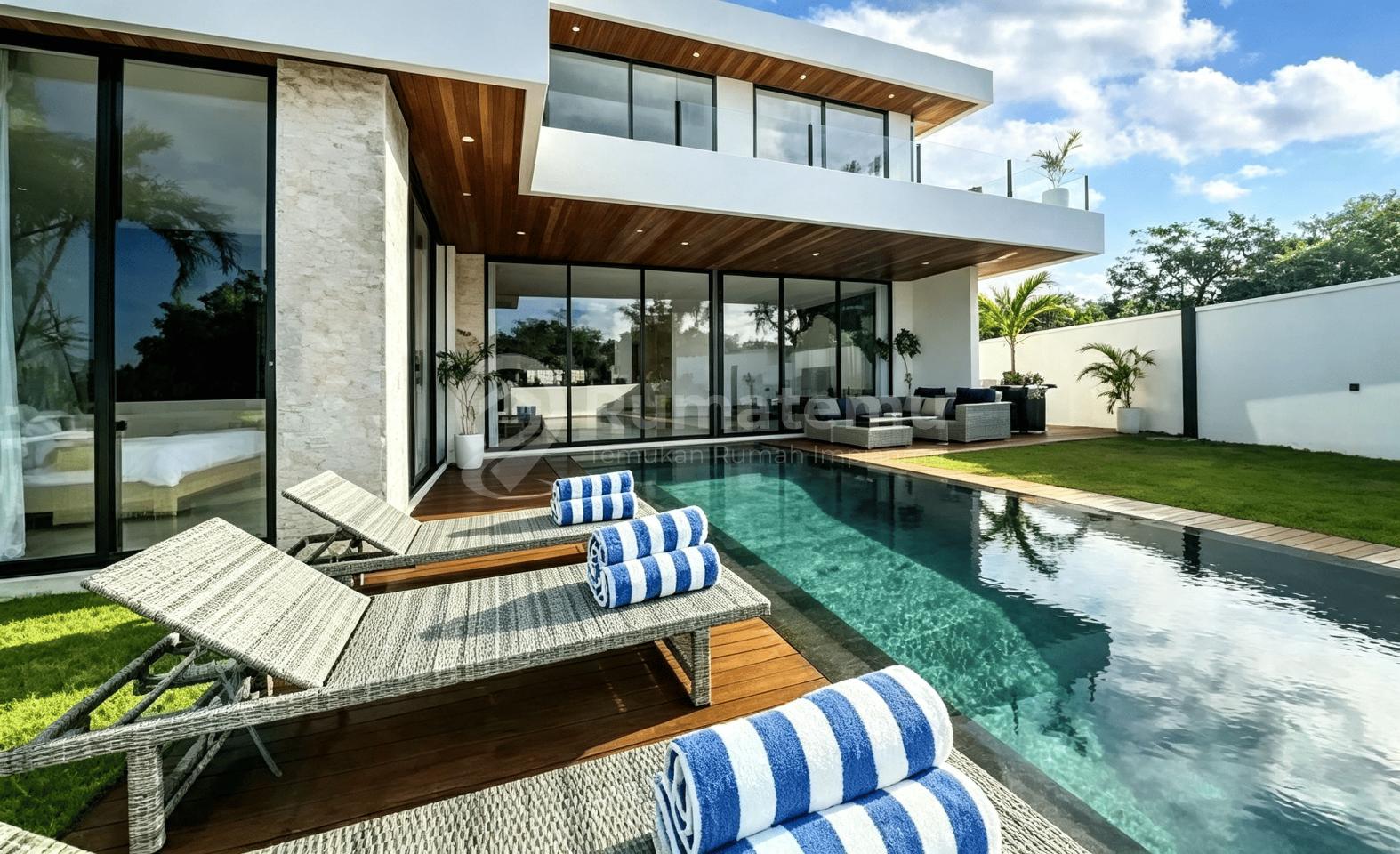 Beautyfull And Luxury 5 B R Villa For Rent In Canggu Bali