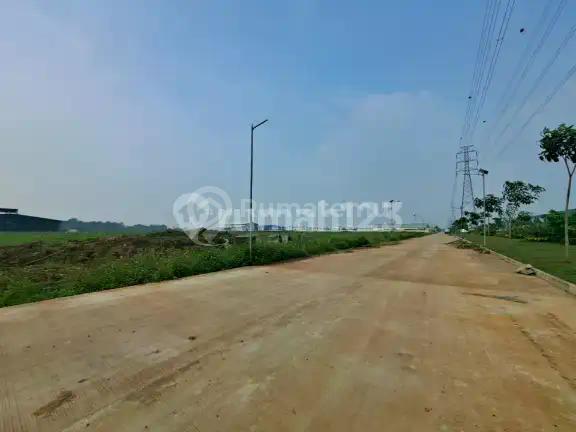 Tanah di area pergudangan lokasi strategis ijin industri limbah B3 harga 5 jutaan per meter Blessindo Legok Tangerang