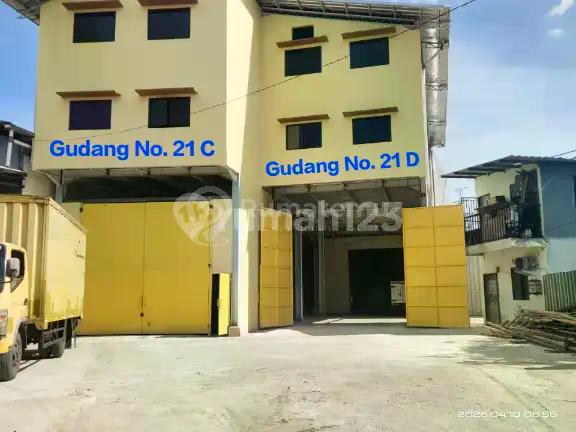 Disewakan 2 Unit Gudang Baru ( Brand New ) Gandeng Siap Huni di Daerah Raya Daan Mogot, Cengkareng, Jakarta Barat.