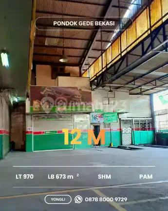 Dijual Cepat Tanah Dan Bangunan Ex Bengkel Pinggir Jalan