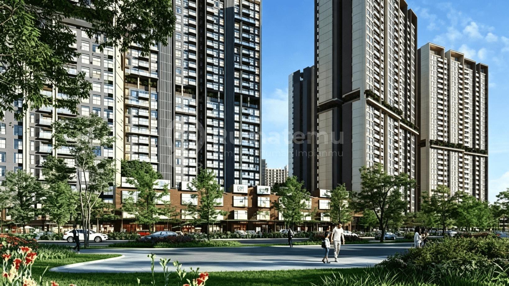 Apartment Type 3BR+1 Corner Semi Furnished Elevee Alam Sutera
