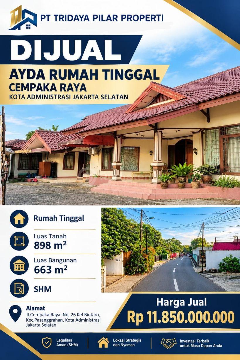 Rumah murah jl cempaka raya jakarta selatan
