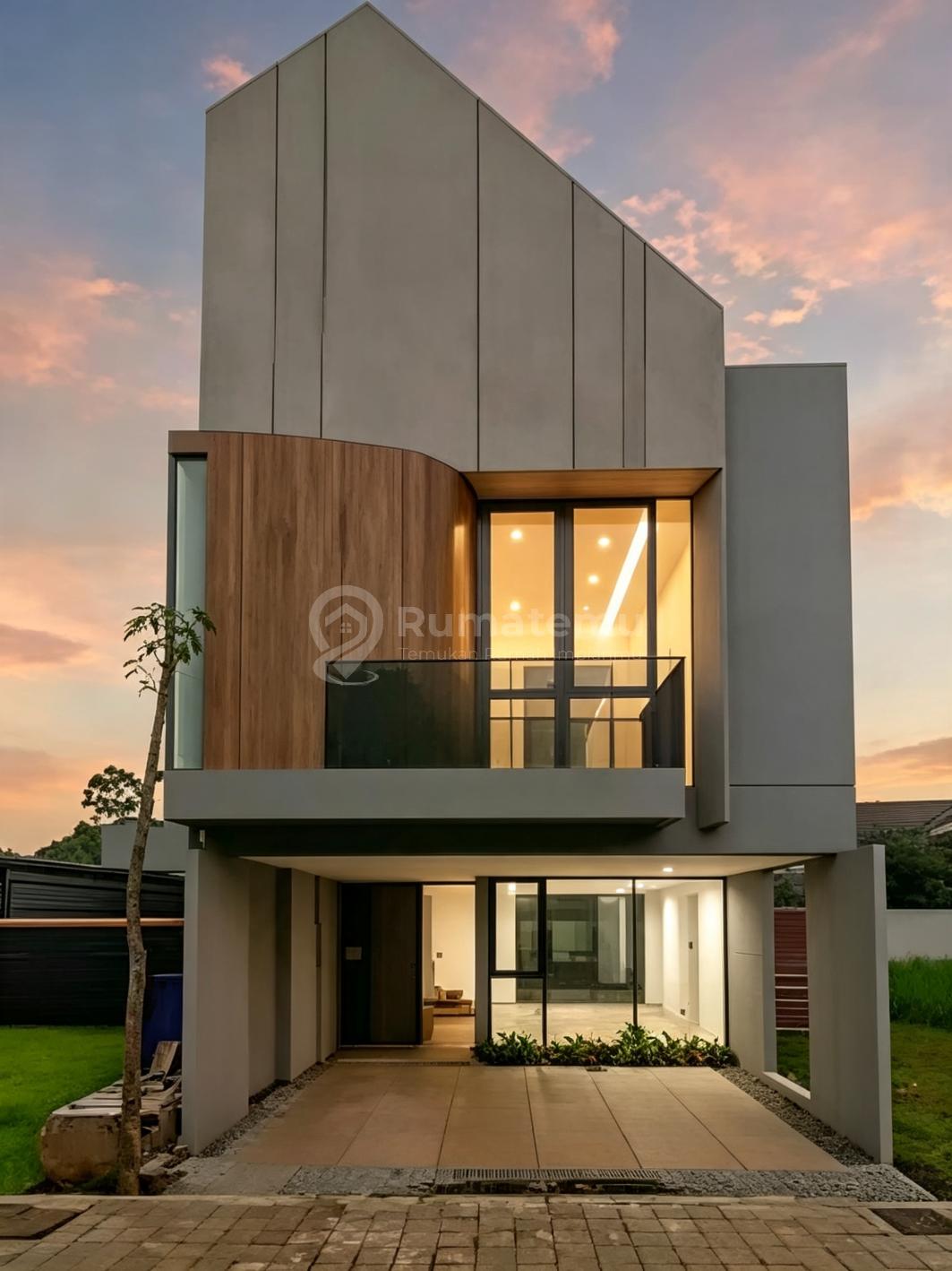 Rumah Baru Design Minimalis Modern Dalam Cluster