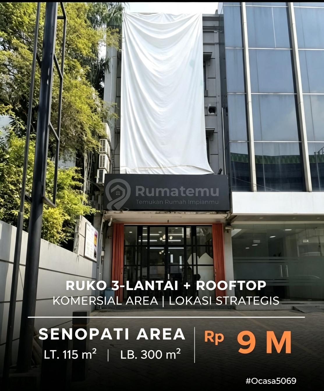 Ruko 3 Lantai Cocok Untuk Komersial Dengan Lokasi Premium Di Senopati Area Kebayoran Baru Dijual