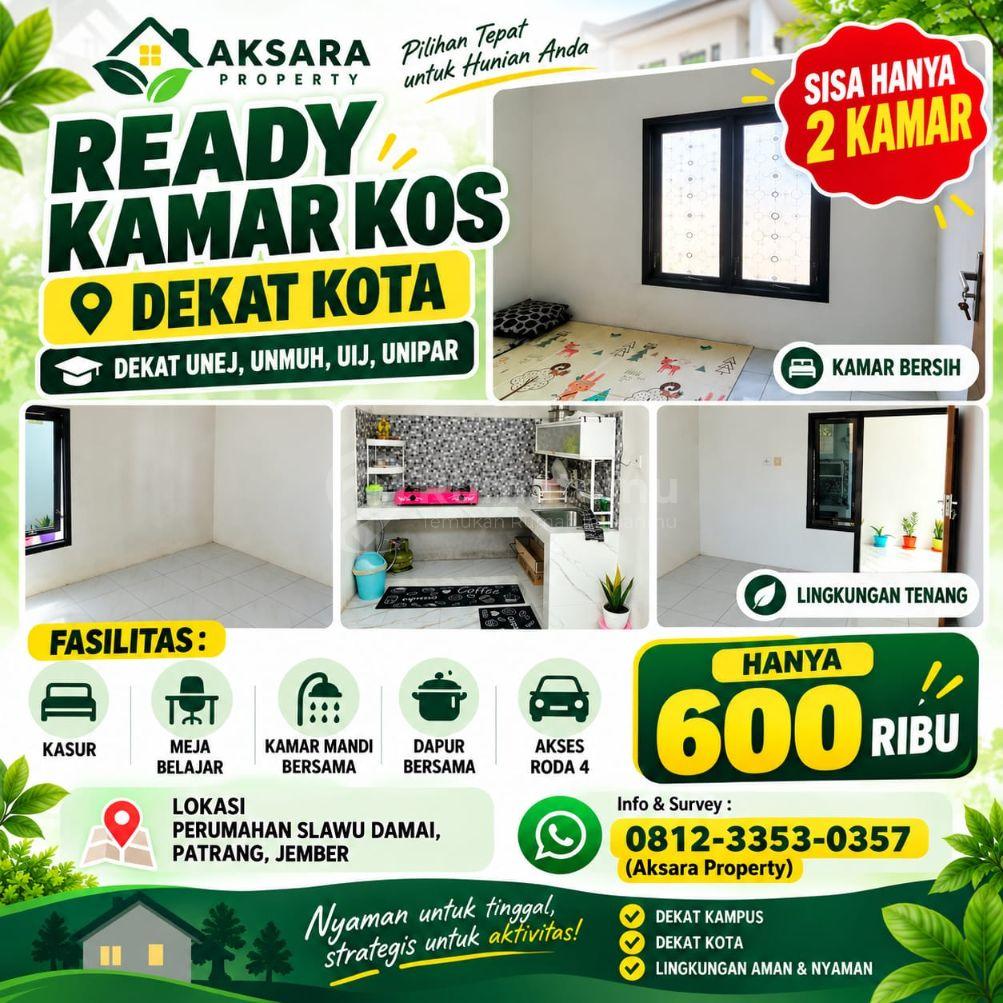 KAMAR KOS. SLAWU, JEMBER