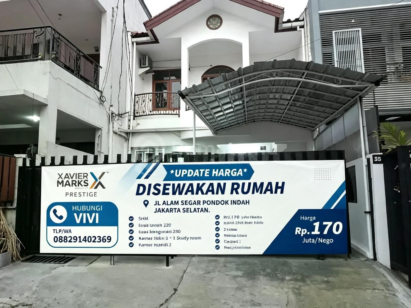 22-13*Update Harga*Disewakan Rumah Jl Alam Segar Pondok Indah Jakarta Selatan
