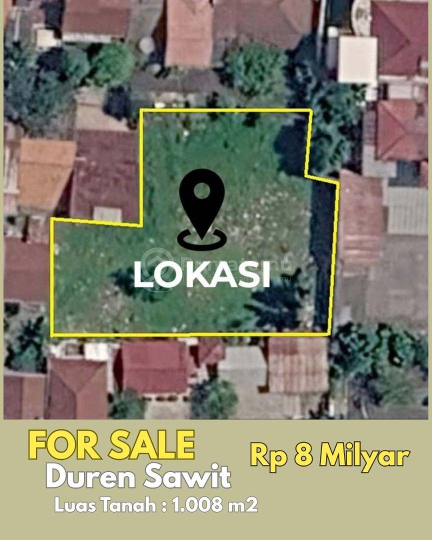 Duren Sawit Tanah Kavling Cocok untuk Perumahan