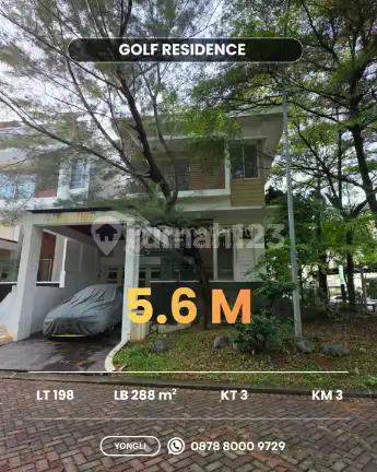 Dijual Cepat Golf Residence Hook Premium Jarang Ada