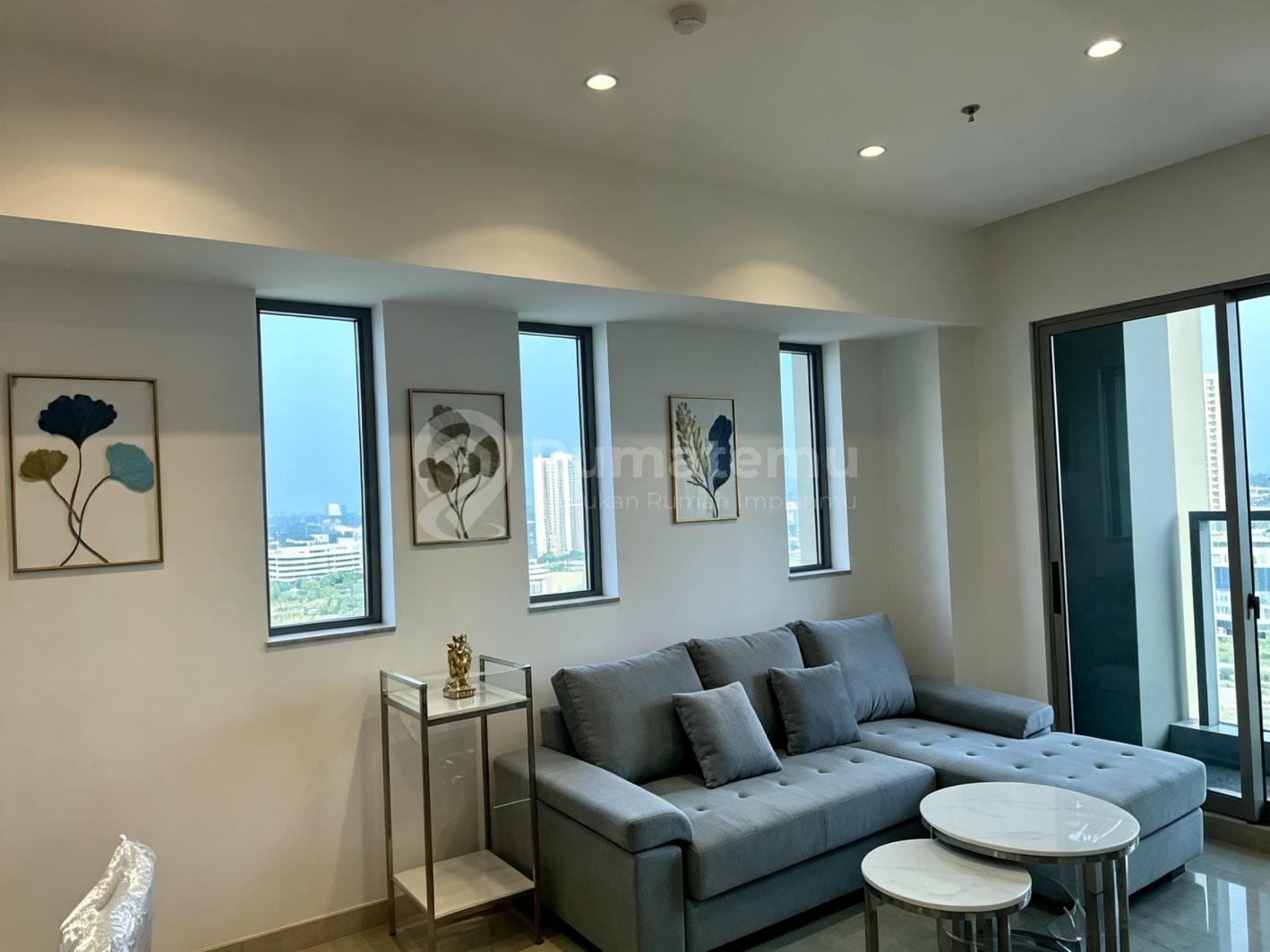 Disewakan 2 Bed Room Apartemen Branz Bsd City Lantai 19, Pertahun Rp. 138Juta