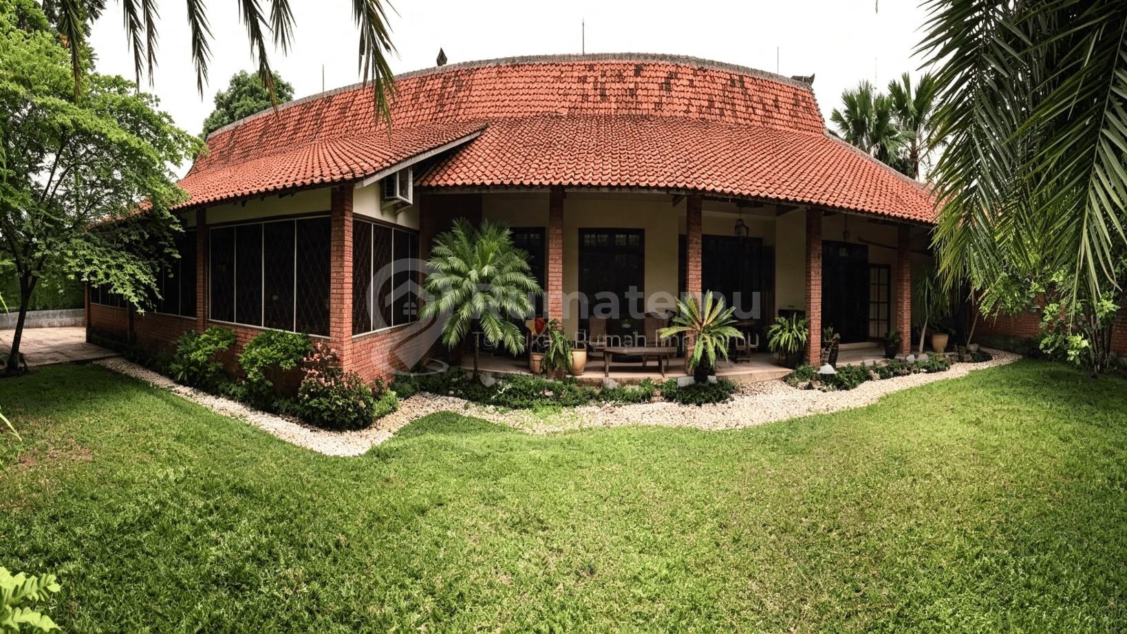 Jual Rumah Kayu Jati Mewah Sultan Fully Furnished 