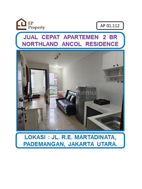 Jual Cepat Apartemen Northland Ancol Residence 2 BR Full furnished di Jakarta Utara