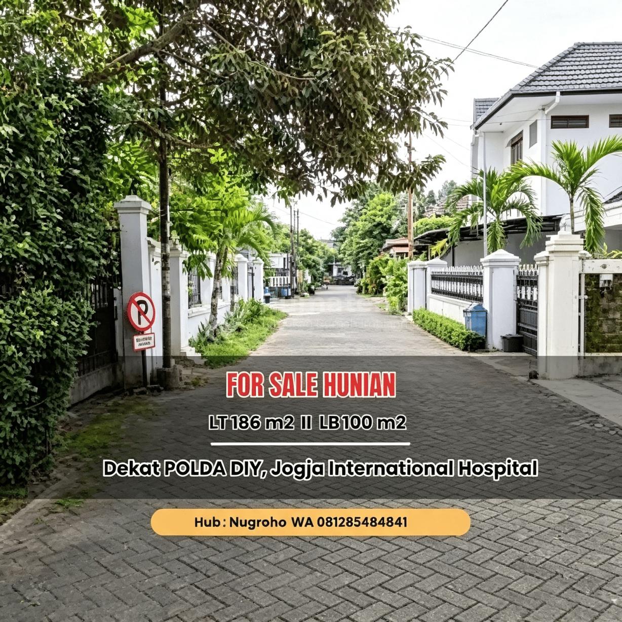 Dijual hunian di kawasan utara Dekat POLDA DIY, Jogja International Hospital