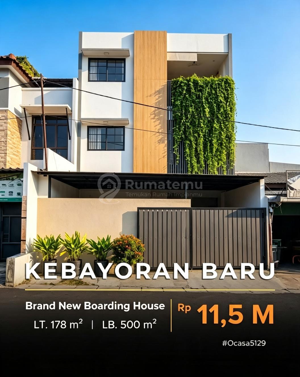 Kos Baru 29 Kamar 3 Lantai Dijual di Kebayoran Baru Cocok untuk Investasi Fully Furnish Prime Location