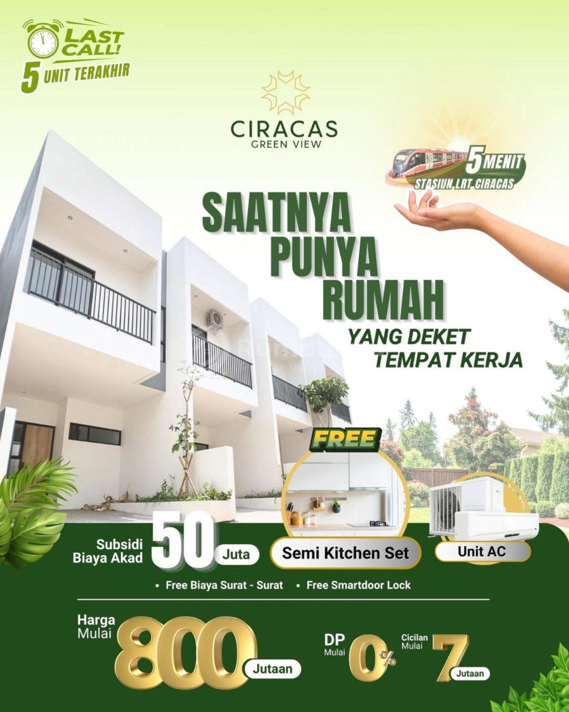Rumah Baru di Ciracas Jaktim 