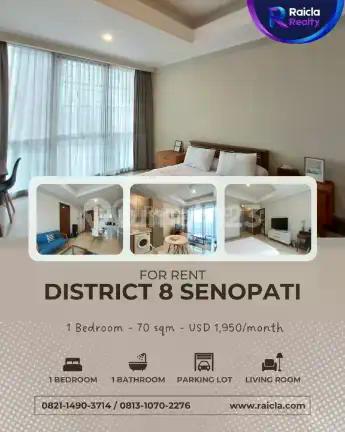 Disewakan Unit 1 Bedroom di District 8 Senopati
