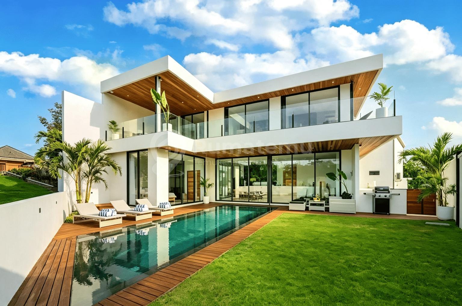 Beautyfull And Luxury 5 B R Villa Ready For Rent In Canggu