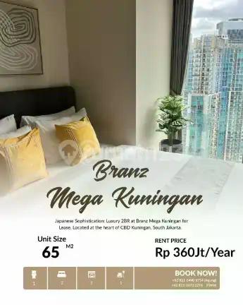 Disewakan Branz Mega Kuningan 2Br - High Quality Japanese Standard & Luxury Living