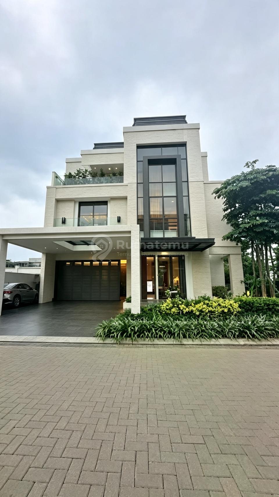 Rumah Brand New Mewah "tresor" Bsd City, Luas Tanah 240m2 Luas Bangunan 412m2 Harga 13 Miliar Seberangan Dengan Zora, Sebelahan Dengan Enchante