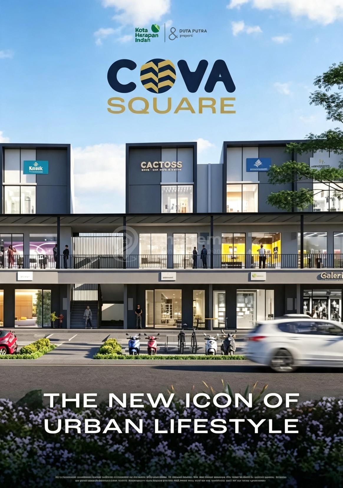 Dijual Ruko Cova Square Lokasi Strategis Kota Harapan Indah - Ruko 3 Lantai Premium Start 2 M-An Free PPN