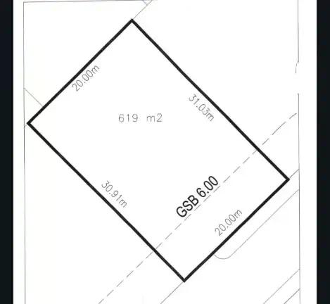 Kavling Bagus Jarang Ada Harga Murah, Bentuk Kotak luas 619 m2 di Teras Golf Bsd City Tangsel