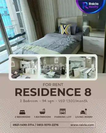 Disewakan Unit 2Br di Residence 8 Senopati High Floor