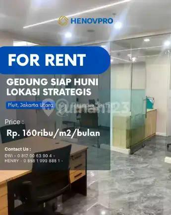 Gedung siap huni di Pluit Jakarta Utara Lokasi Strategis