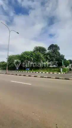 Dijual Tanah Pinggir Jalan Akses Tol Cimanggis Cikeas Dekat Markas Brimob Depok