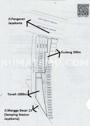 Tanah jl pangeran jayakarta mangga dibawah NJOP