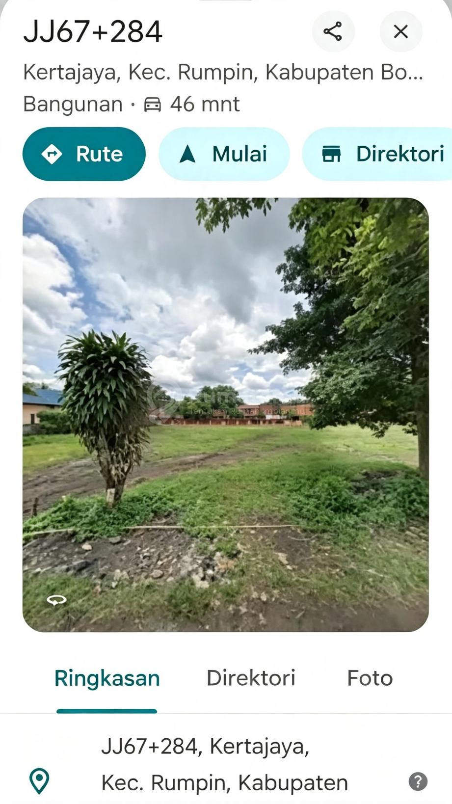 Dijual Tanah 1 Hamparan Di Tapos Tenjo Bogor