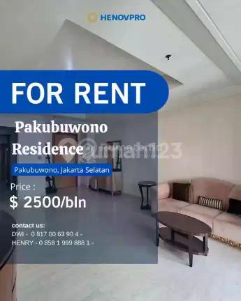 Pakubuwono Residence For Rent Best Unit 2+1 BR Full Furnish Pool