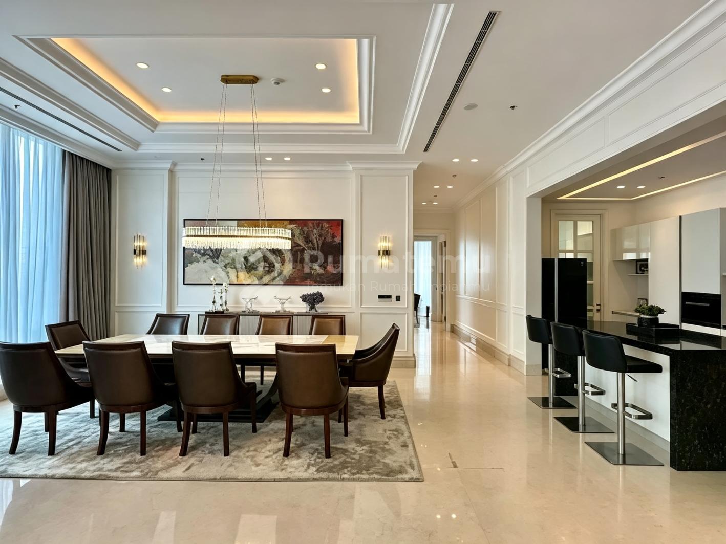 Disewakan Raffles Residences 4+1Br Fully Furnished